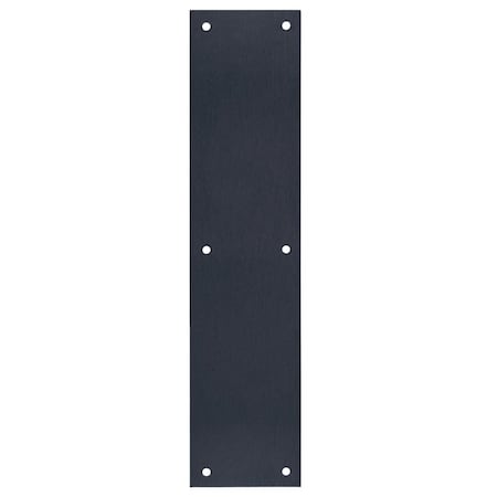 Remington Tell 15 in. L Matte Black Stainless Steel Push Plate 1 pc DT101944